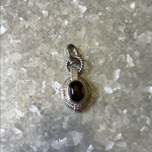 Smokey Quartz Sterling Silver Enhancer